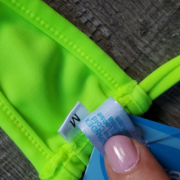 NWT Kauai fluorescent thong bikini. Size Medium - Picture 4 of 6